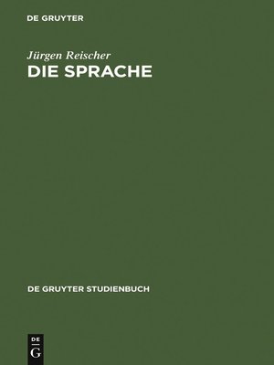 cover image of Die Sprache